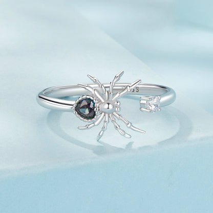 925 Sterling Silver White Gold Plated Ring with Pavé Setting CZ for Women