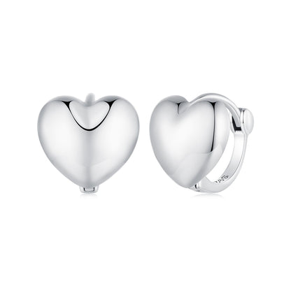 S925 Oxidized Silver 11mm Earrings for Women