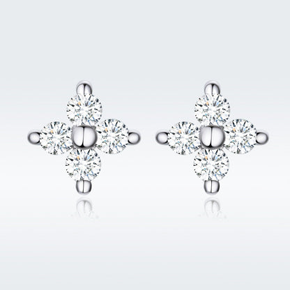 925 Sterling Silver CZ Earrings for Women