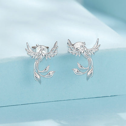 925 Sterling Silver Plated White Gold Earrings for Women