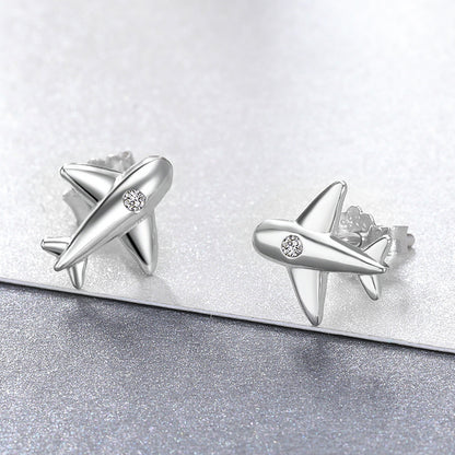925 Sterling Silver Earrings with Pavé Setting CZ for Women
