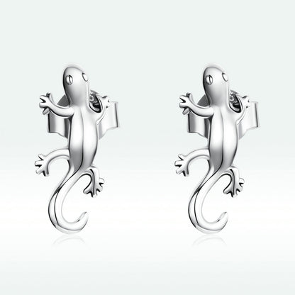 925 Sterling Silver Earrings 1.3*0.6cm for Women