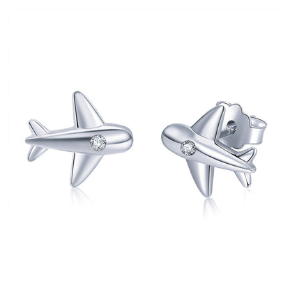 925 Sterling Silver Earrings with Pavé Setting CZ for Women