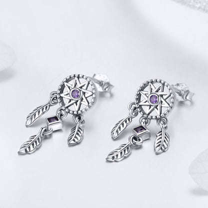 S925 Sterling Silver Pavé Setting CZ Earrings