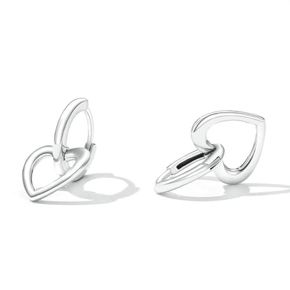 925 Sterling Silver Earrings for Women - Oxidized - 1.9x1.2cm