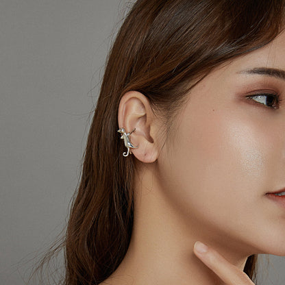 S925 Oxidized Silver Earrings for Women