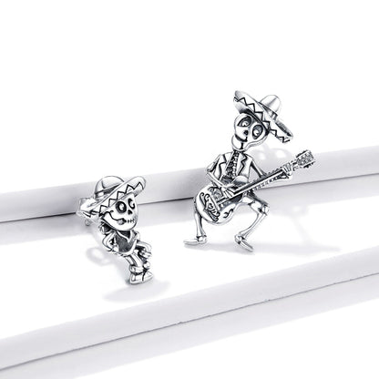 S925 Oxidized Silver Earrings Size 1.5*1cm, 2.4*1.3cm for Women