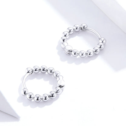925 Sterling Silver Plated Platinum Earrings for Women