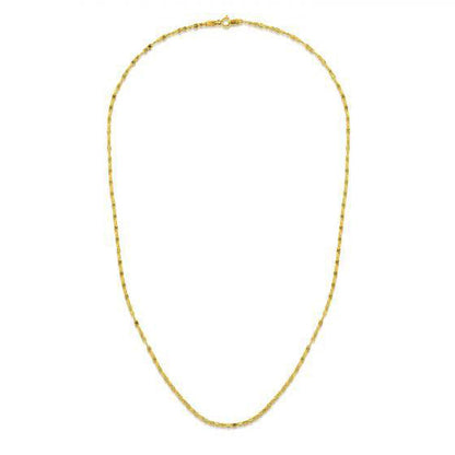 14k Yellow Gold Sparkle Valentino Chain (1.70 mm)