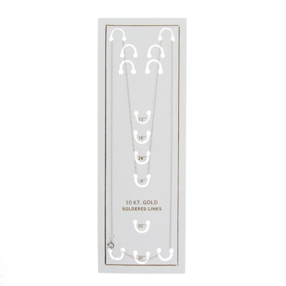 Womens chains 10KT White Gold