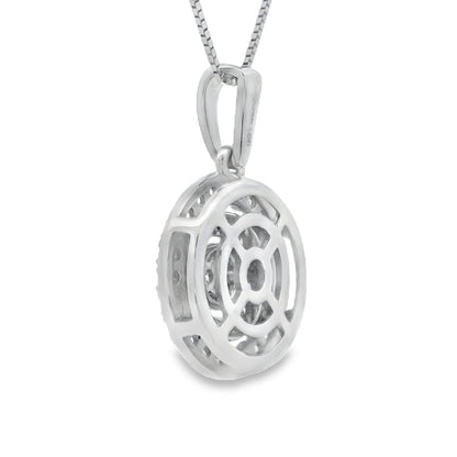 Lab Grown Diamond Fashion Pendants 14KT White Gold