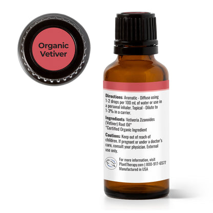 Organic Vetiver Essential Oil