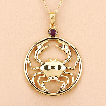 0.33 Carat Genuine Ruby .925 Sterling Silver Pendant