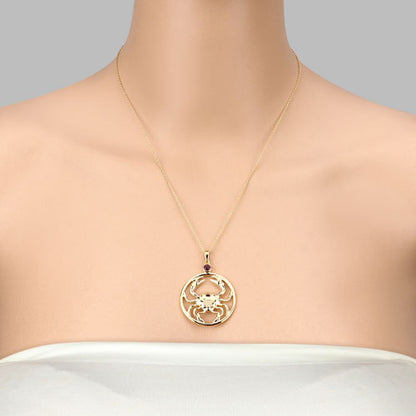 0.33 Carat Genuine Ruby .925 Sterling Silver Pendant
