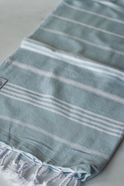 Perfect Classic Hand Towel Collection – 20”x40” Lightweight Organic Turkish Cotton Towels