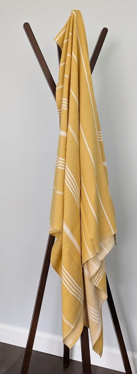 Surfside Towel Collection – Tassel-Free Turkish Cotton Towels, 39”x70”, Sand-Repelling