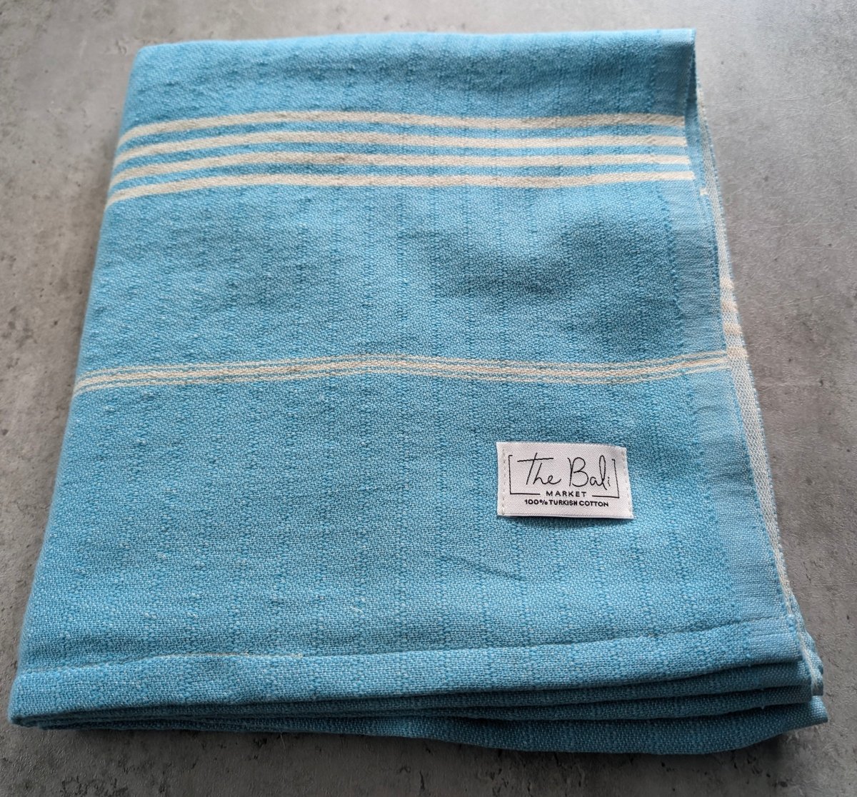 Surfside Towel Collection – Tassel-Free Turkish Cotton Towels, 39”x70”, Sand-Repelling