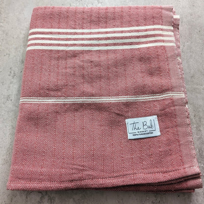 Surfside Towel Collection – Tassel-Free Turkish Cotton Towels, 39”x70”, Sand-Repelling