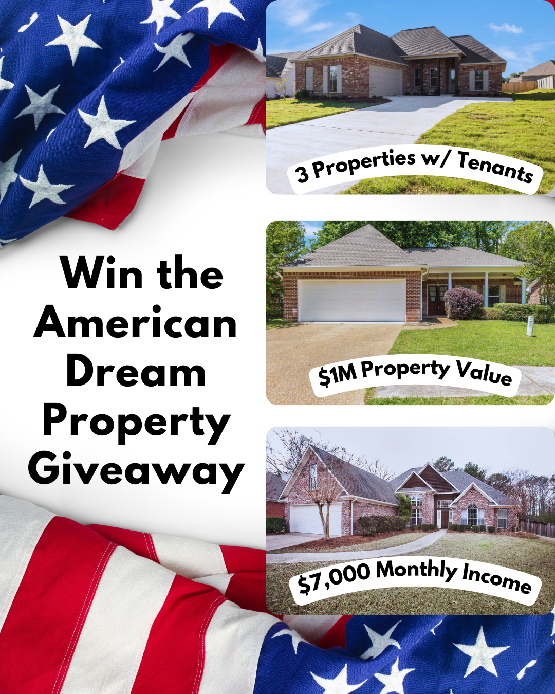 50 Entries into Win the American Dream Property Giveaway
