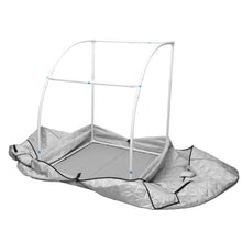 Oversized Portable Steam Sauna for Weight Loss, Detox & Relaxation at Home, Chair Included - Silver - Durasage Health