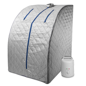 Lightweight Personal Steam Sauna for Weight Loss, Detox & Relaxation, 60 Minute Timer - Blue - Durasage Health