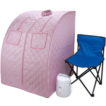 Oversized Portable Steam Sauna for Weight Loss, Detox & Relaxation at Home, Chair Included - Durasage Health