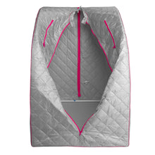 Lightweight Personal Steam Sauna for Weight Loss, Detox & Relaxation, 60 Minute Timer - Pink - Durasage Health