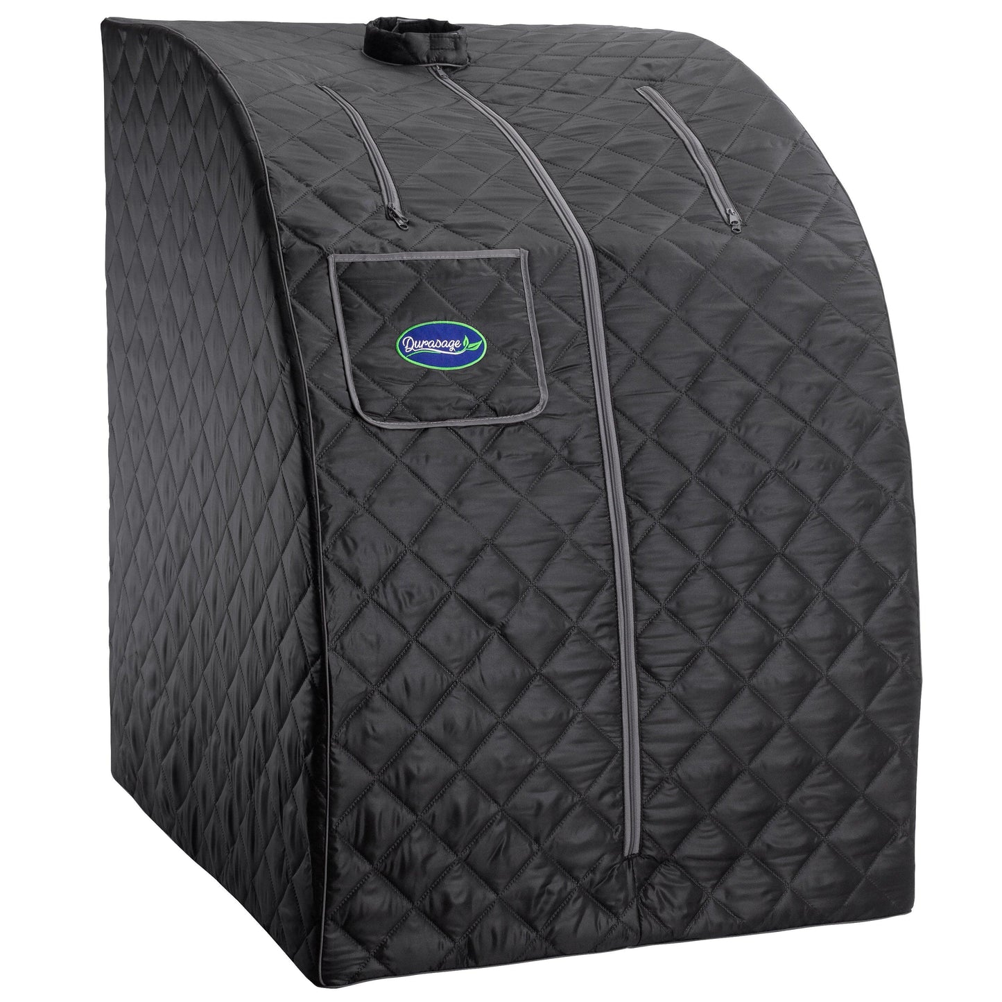 Personal Steam Sauna for Weight Loss, Detox & Relaxation at Home, Chair Included - (Black) - Durasage Health