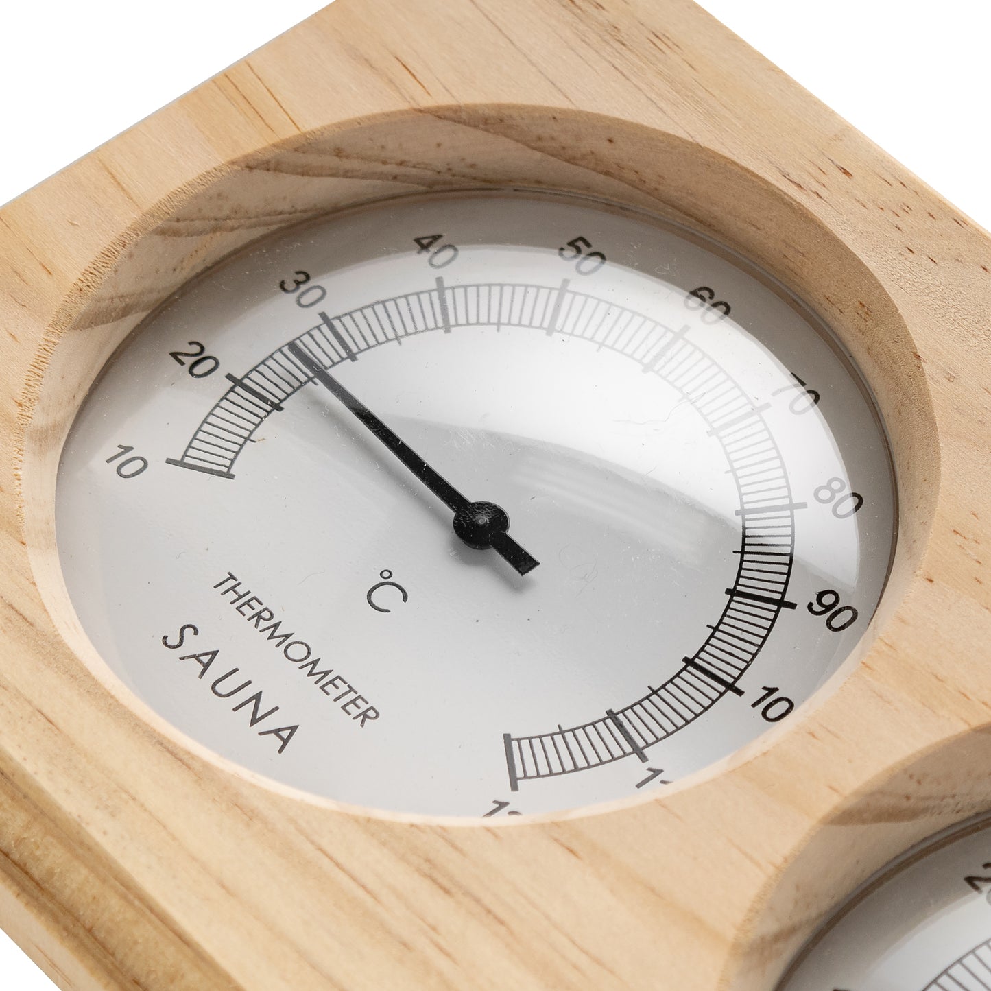 Durasage Wood Sauna Thermometer and Hygrometer for Saunas